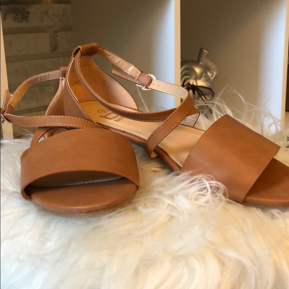Tan sandals